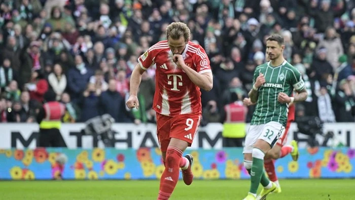 Kane Cetak 500 Gol, Bayern Hajar Bremen 3-0